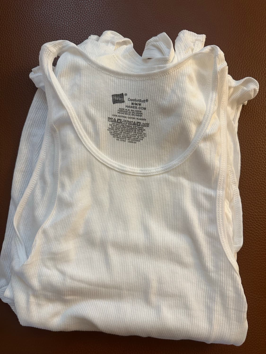 헤인즈 남성 나시 6팩 M 새상품 상품이미지2