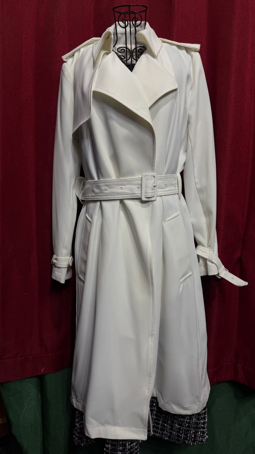블라썸 흰색 화이트트렌치코트 55/44 상품이미지1