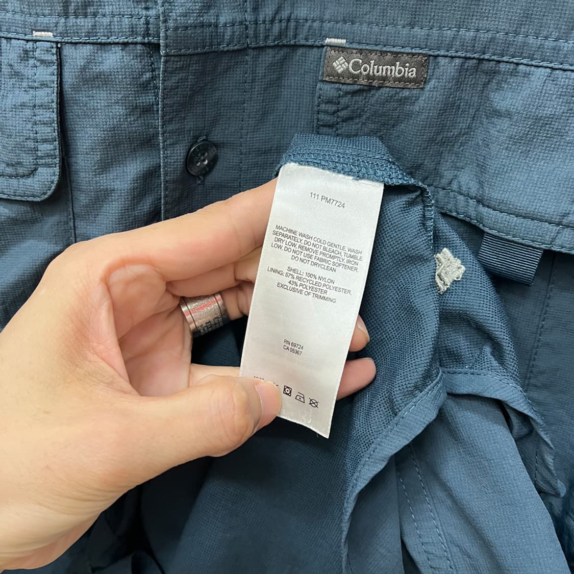컬럼비아 나일론 투포켓 셔츠 남방 XL~2XL 상품이미지4