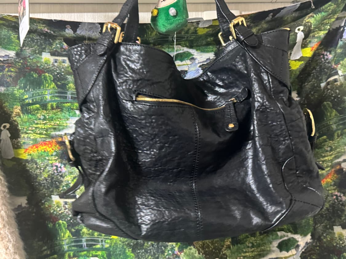 시슬리 가죽 레더 숄더백 상품이미지3