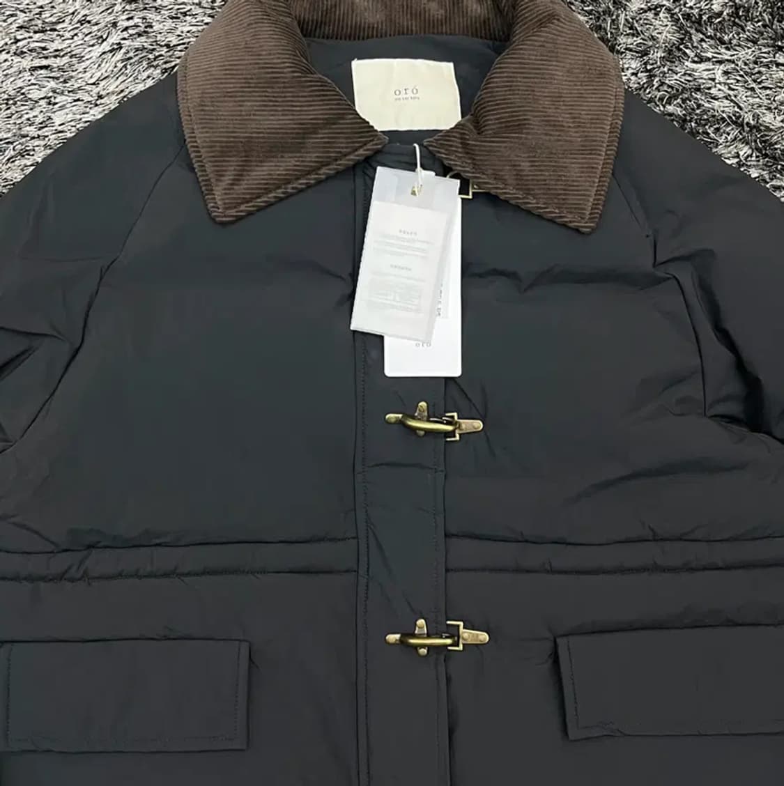 (새)오로 oro 스트링 버클 패디드 자켓 (M) 상품이미지2