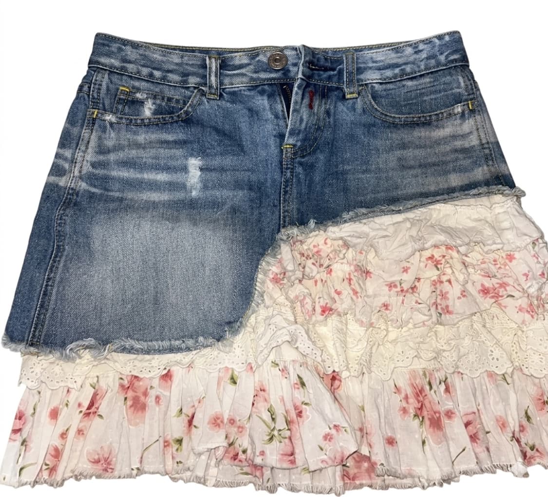 빈티지 데님스커트 상품이미지1