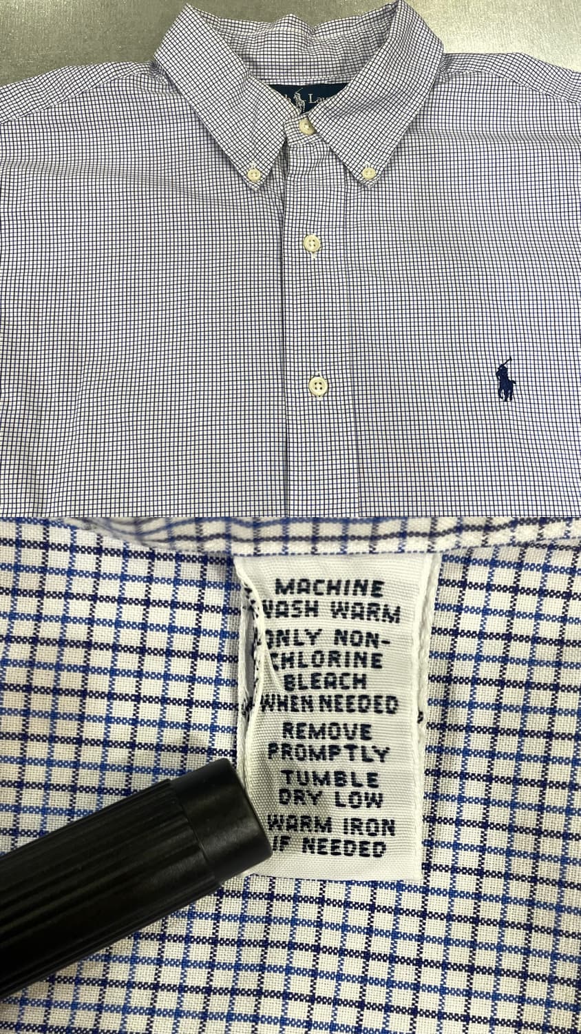 (16 1/2-34) POLO 폴로 랄프로렌 체크셔츠   상품이미지10