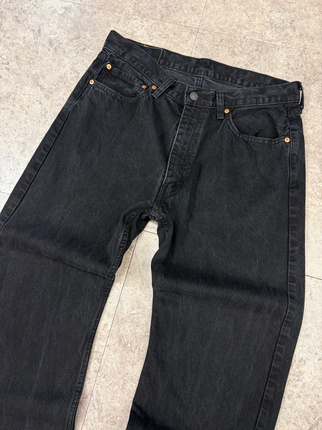 리바이스 555 블랙 데님 팬츠 #csz4405 상품이미지2