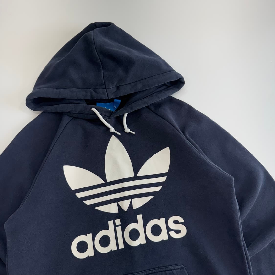 Adidas 아디다스 파이어로고 네이비 후드티 상품이미지4