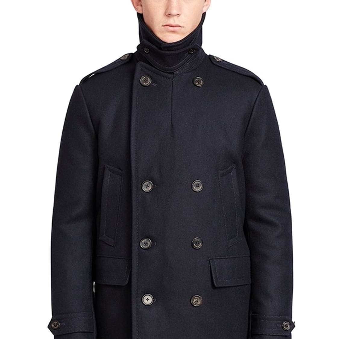 폴로 랄프로렌 덕다운 울 피코트 다크네이비 상품이미지2