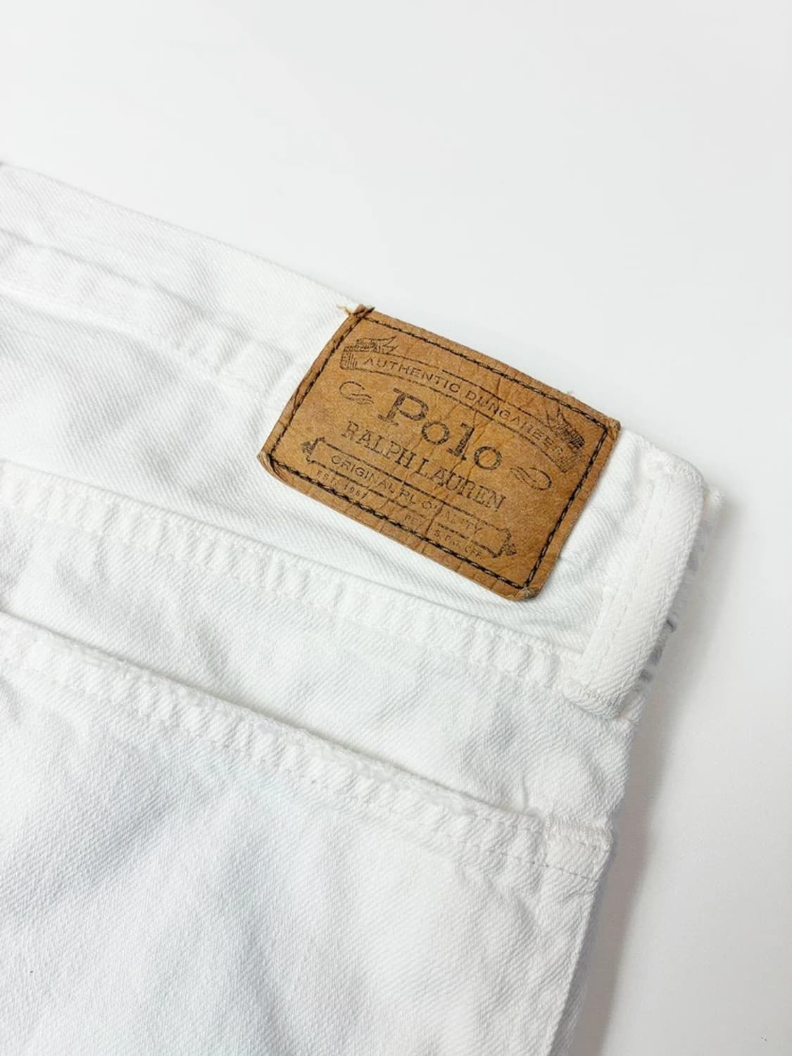 폴로 랄프로렌 10s 화이트 스트레이트 슬림 데님 팬츠 PN5028 상품이미지6