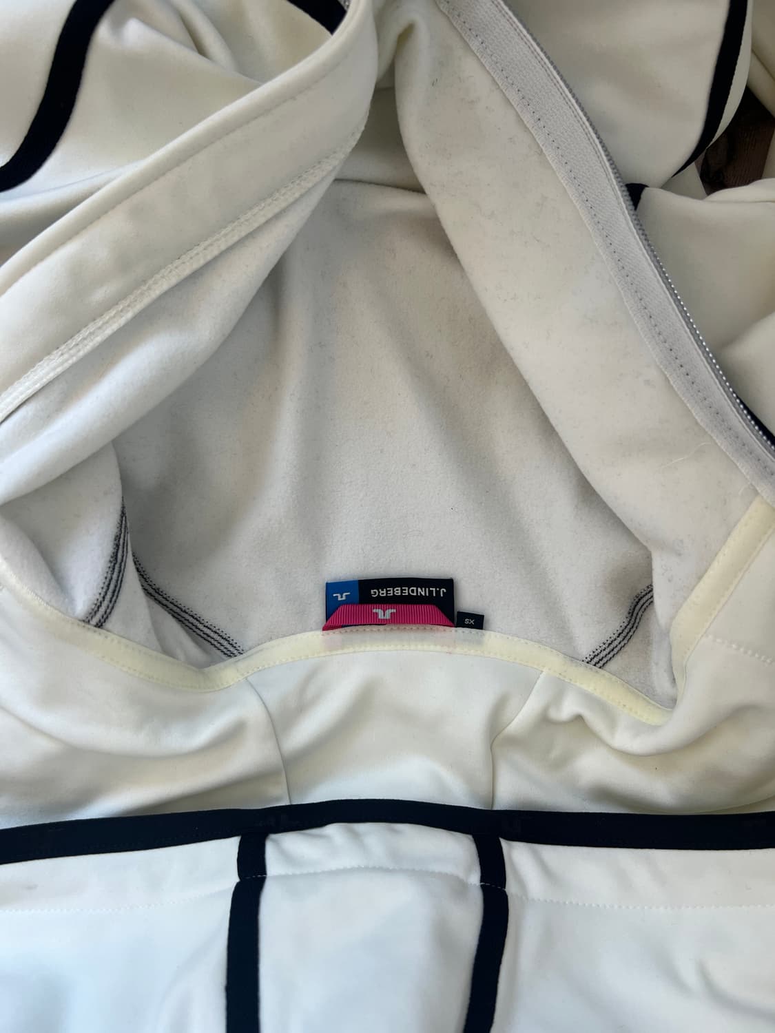 제이린드버그 여성 아이보리 테크니컬후드점퍼 골프점퍼 상품이미지5