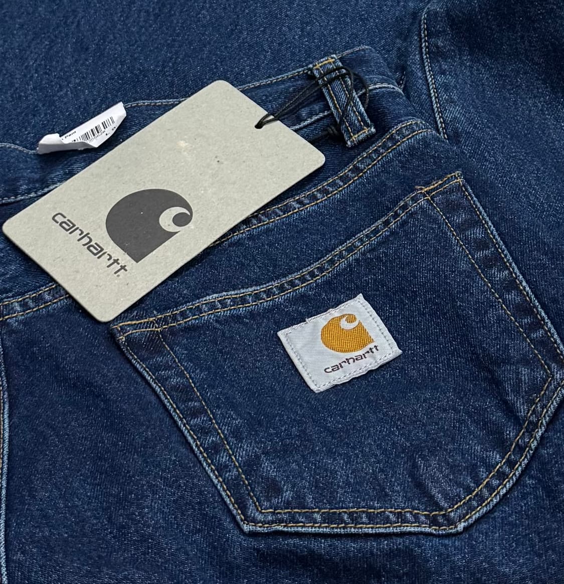 칼하트 랭던 팬츠 블루 스톤 워시 상품이미지1