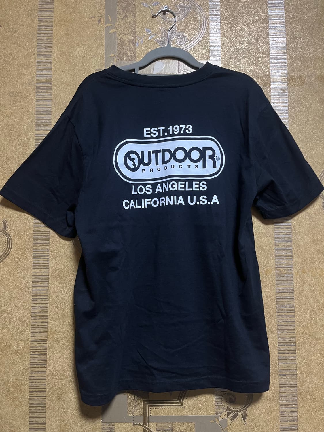  OUTDOOR 블랙 반팔티  상품이미지3