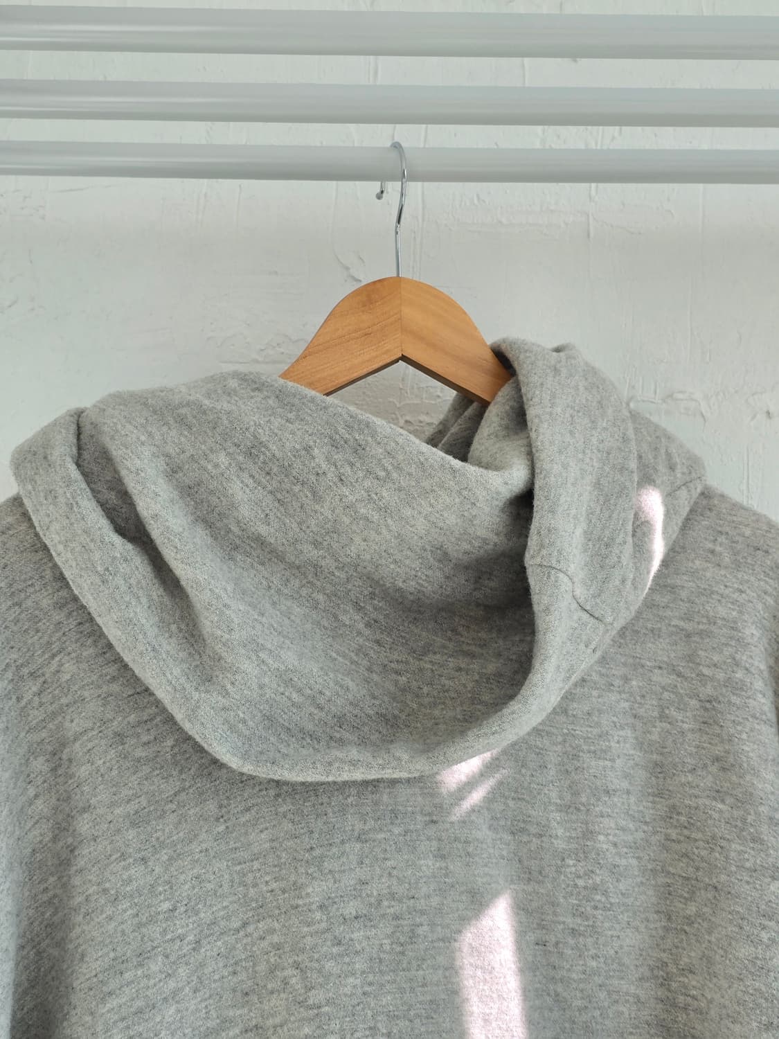 Meimei J 울혼방 블라우스 그레이 상품이미지3