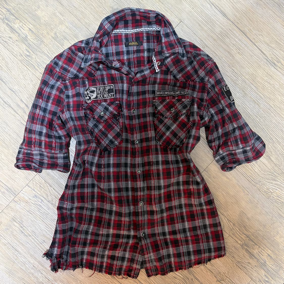 본더치 반팔셔츠 와투케 펑크 스컬 상품이미지1