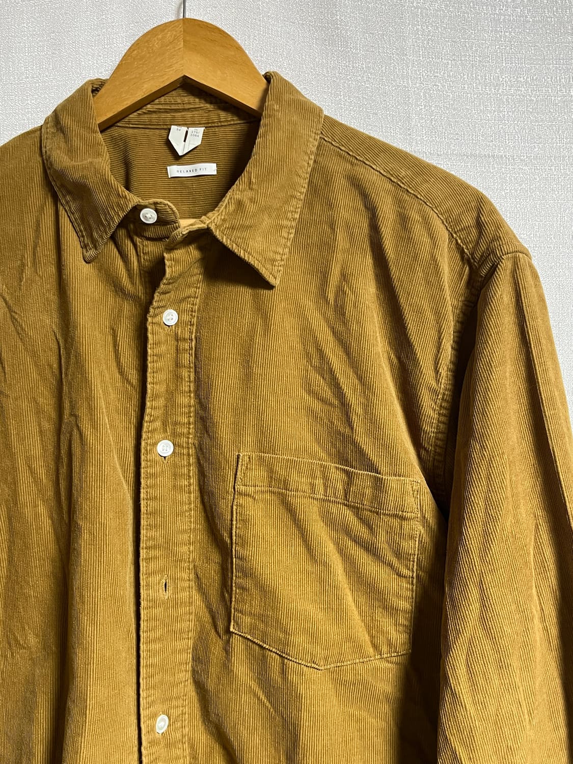 공용 아르켓 오버핏 코듀로이 셔츠 남방 XL 상품이미지4