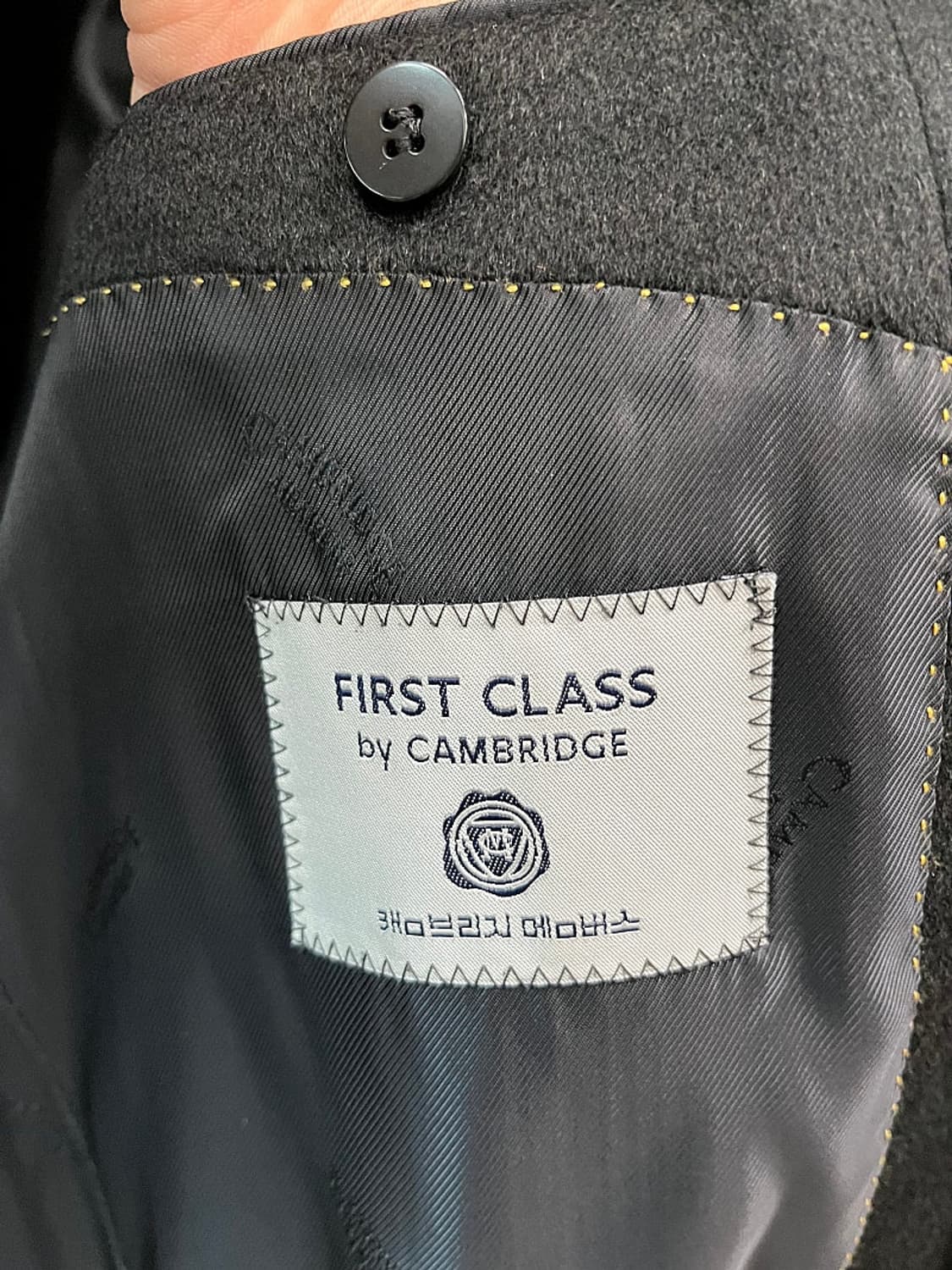 100-105) 캠브릿지 캐시미어100% 코트 상품이미지7