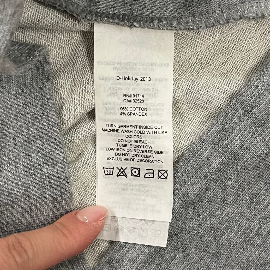 [정품/L] 아르마니 익스체인지 그레이 집업 b12 상품이미지6