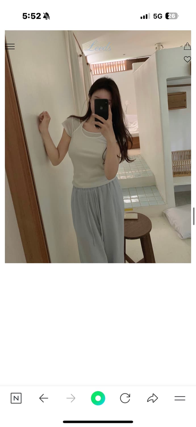 샵리즈 써머 레이어드티 새상품 상품이미지3
