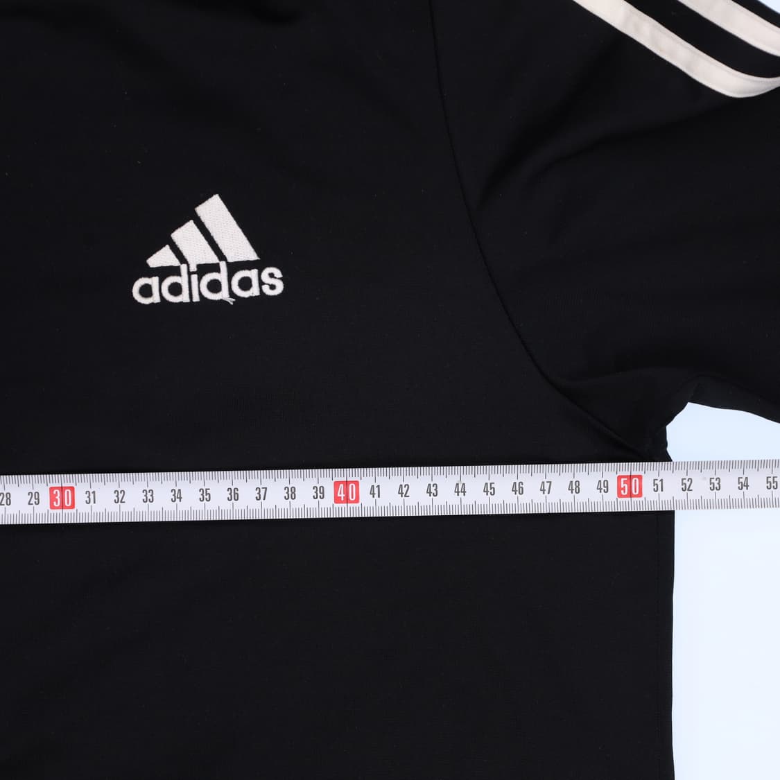 L 아디다스 검흰 트랙탑 집업 져지 N7579 상품이미지5