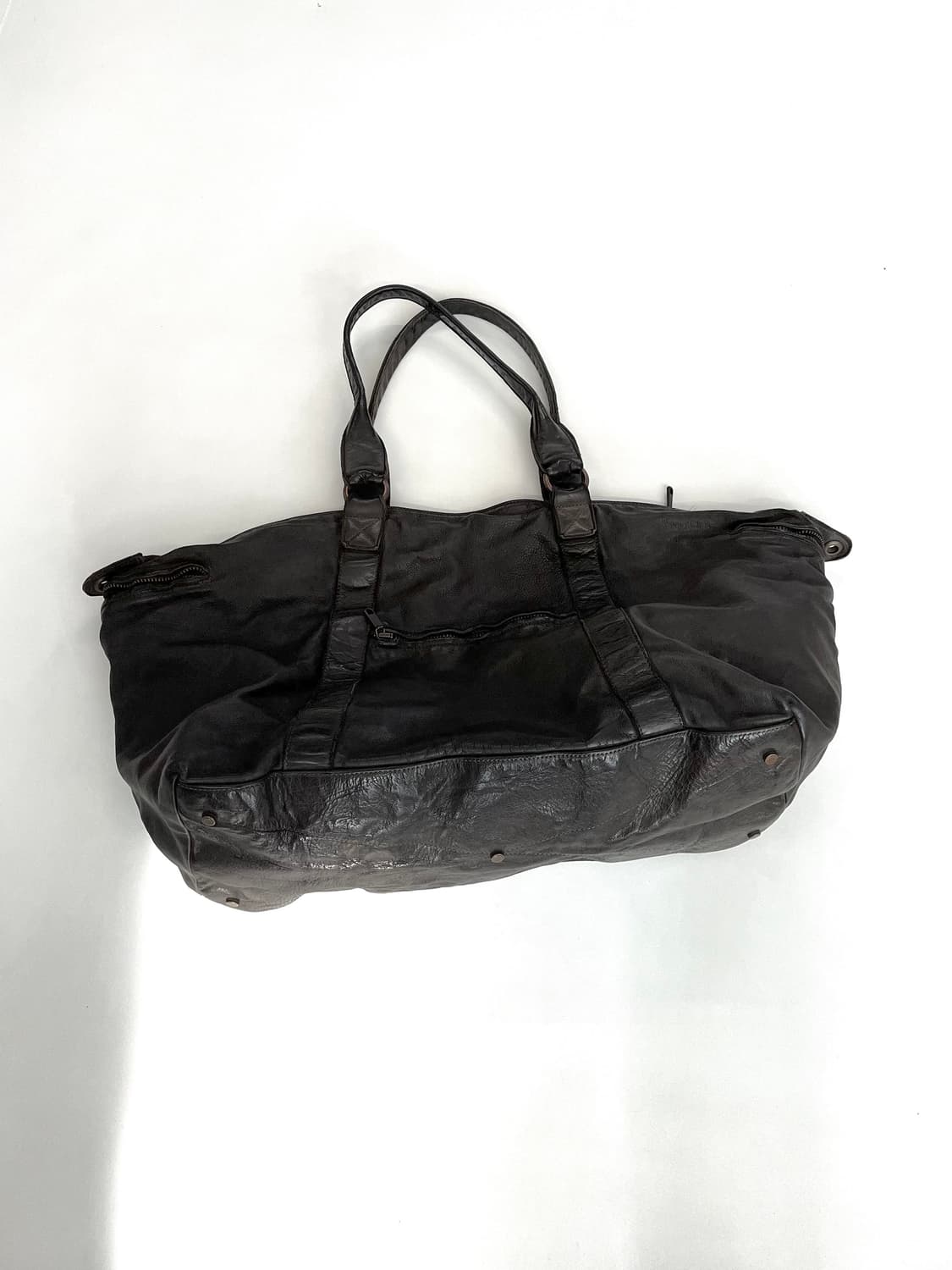 SANTA CROCE 산타 크로세 아티저널 레더 빅 숄더백 상품이미지8