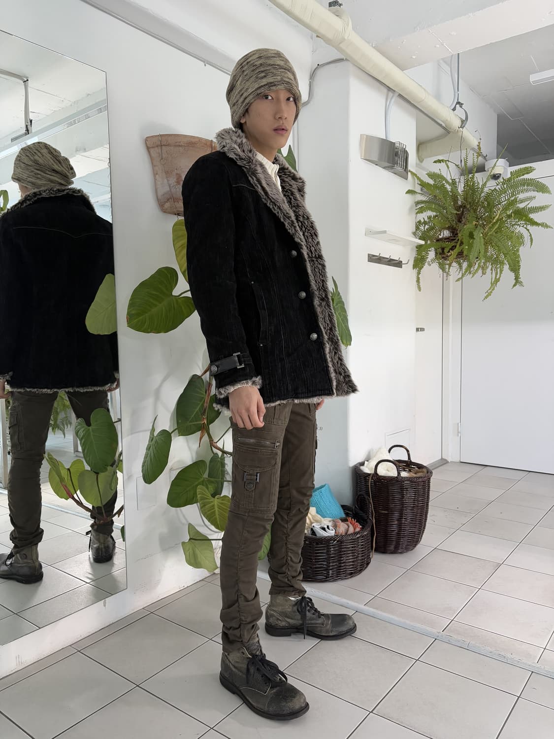 corduory shearling coat 상품이미지4