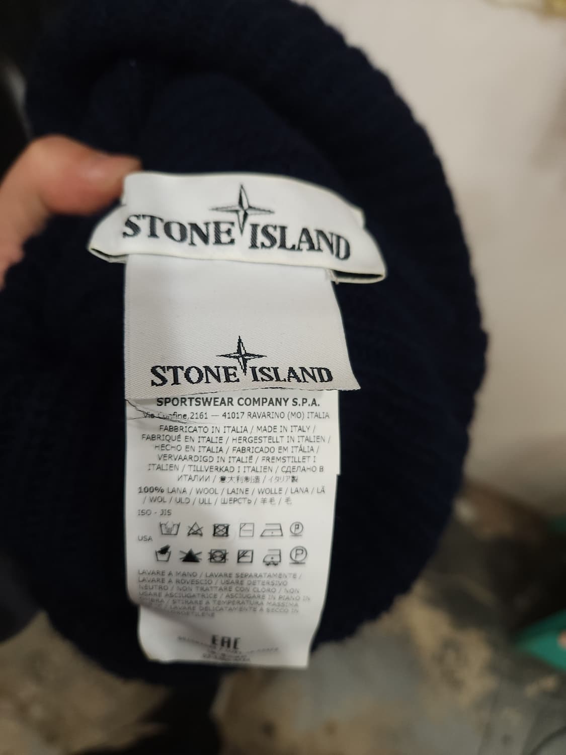 스톤아일랜드 자수로고 울 니트 비니

 상품이미지5