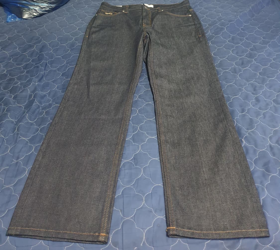 (새상품급) 플랙 051 칸디아니 스티즈 스트레이트 생지 데님진 (34) 상품이미지2