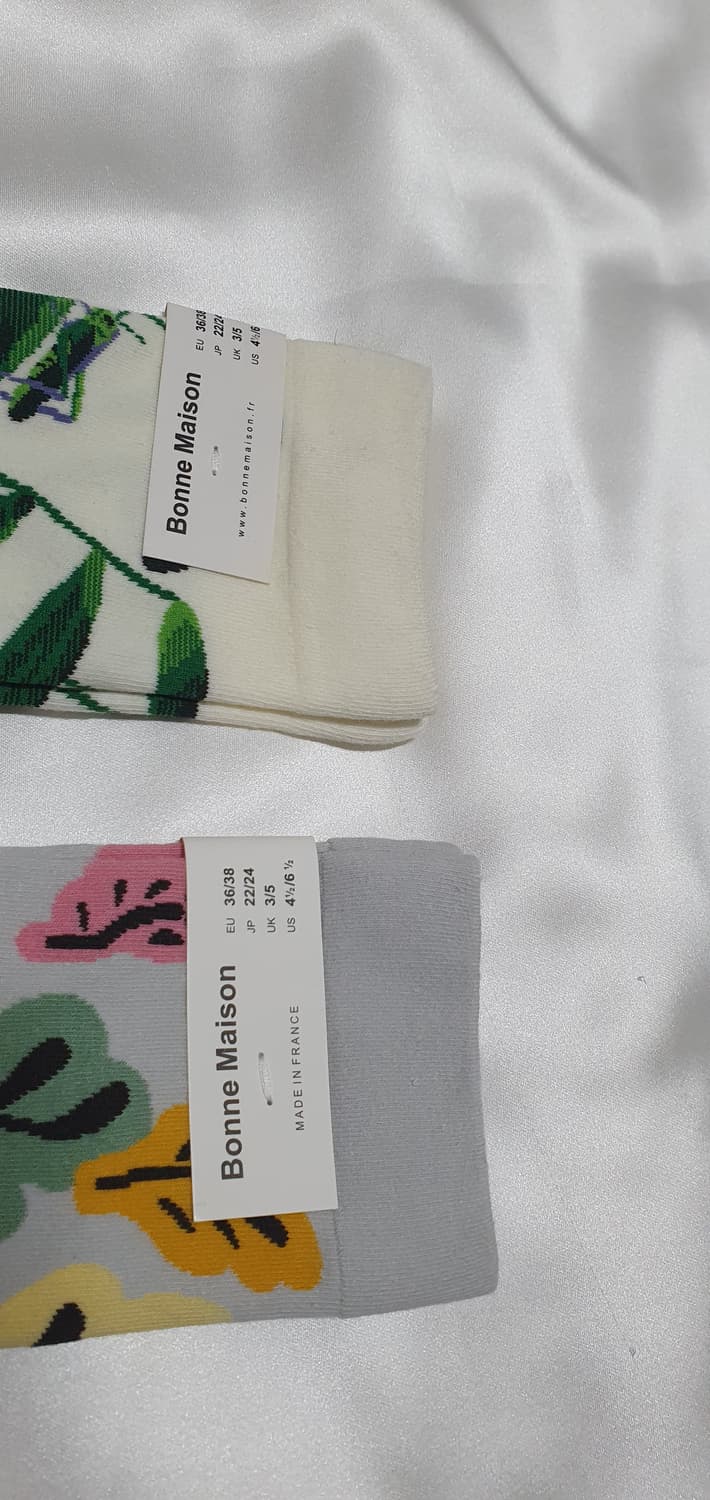 라이트그레이 크림베이지 Bonne Maison 본메종 양말  상품이미지5