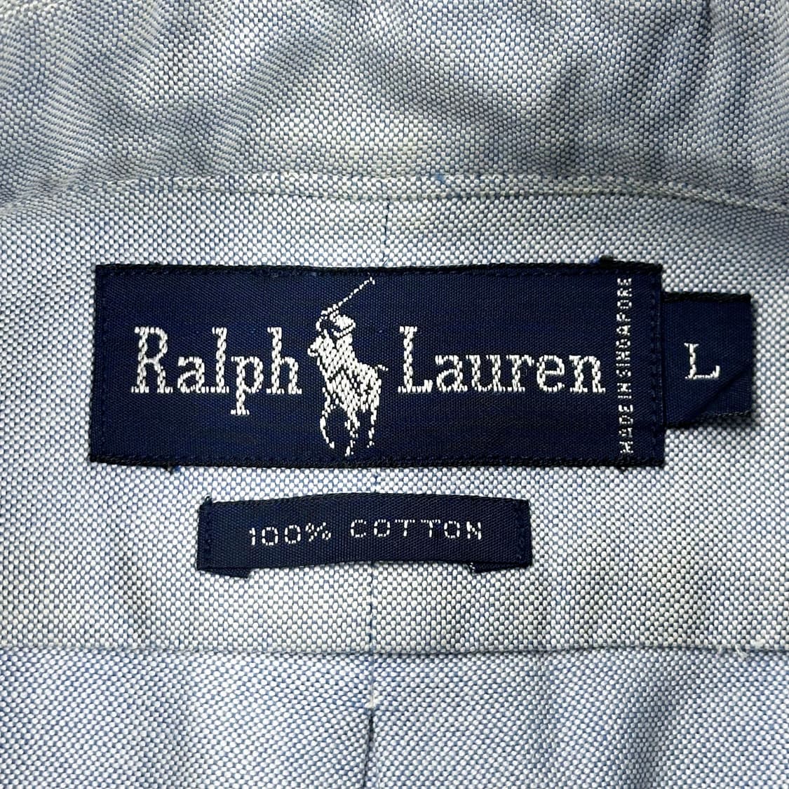 (오염존재, 실측2XL) 폴로 랄프로렌 베어 클래식 옥스포드 셔츠 상품이미지5