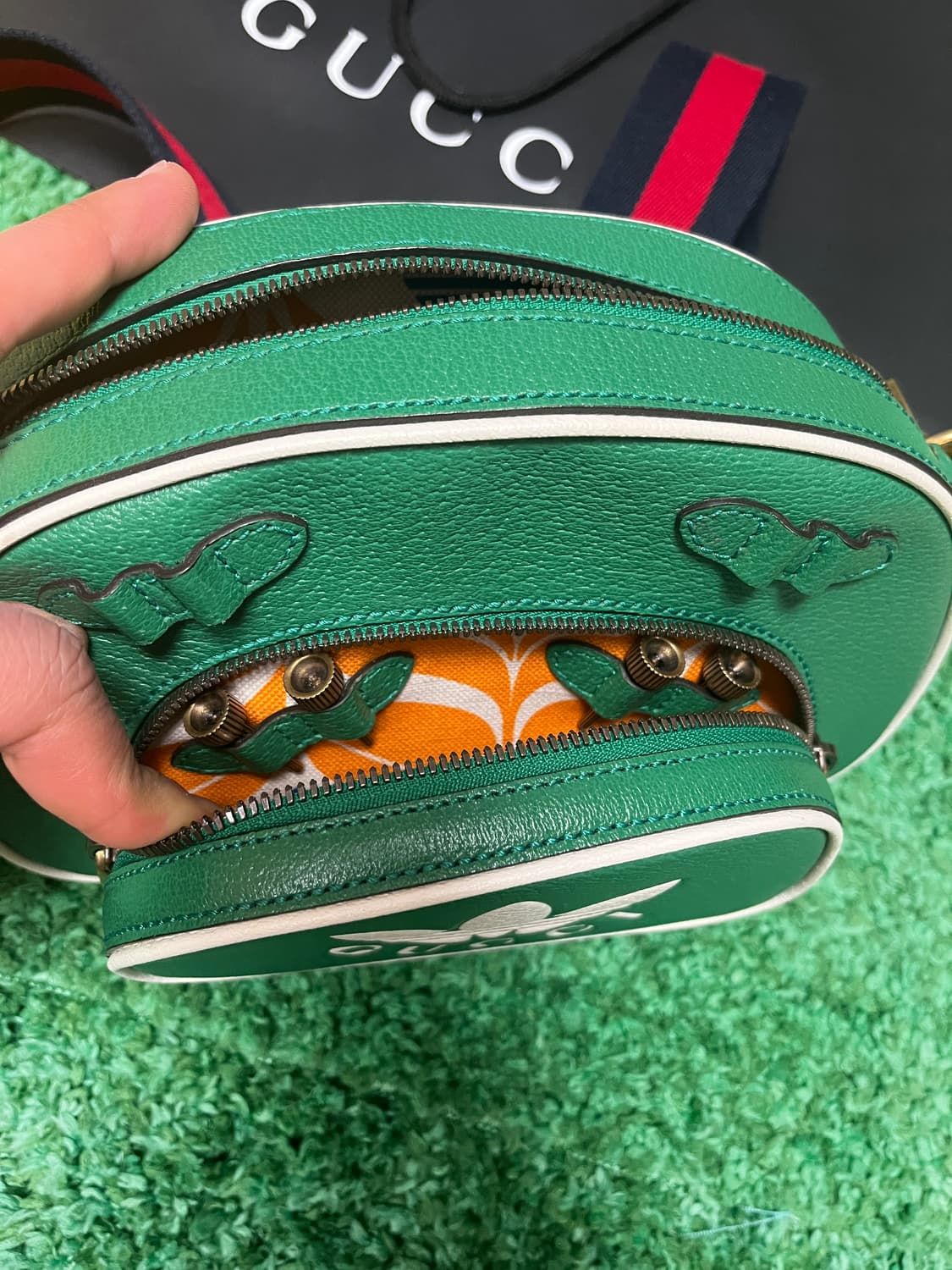 구찌 x 아디다스 콜라보 스몰 숄더백 상품이미지7