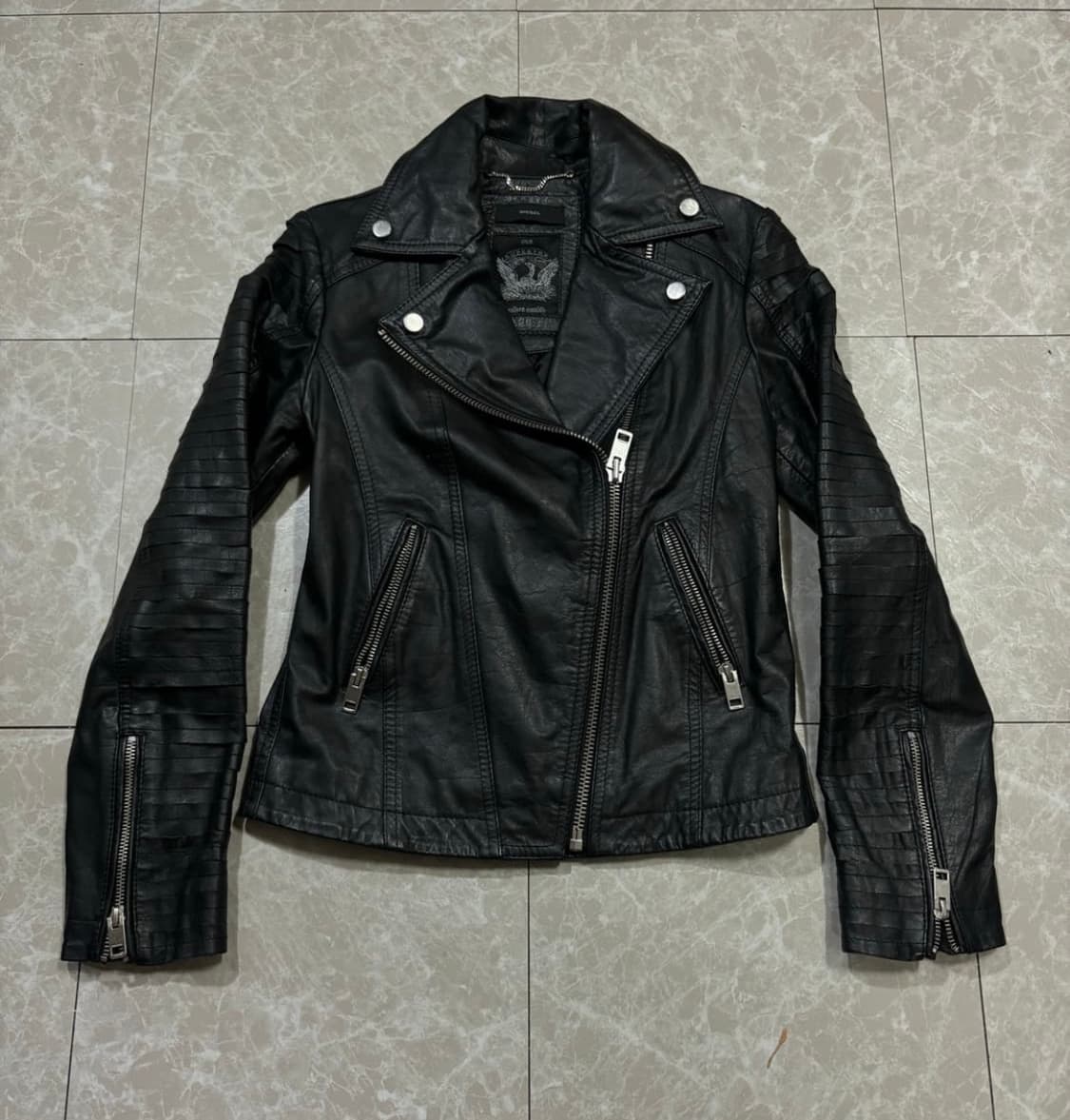 Diesel leather  jacket 디젤 슬림핏 레더 자켓 상품이미지1
