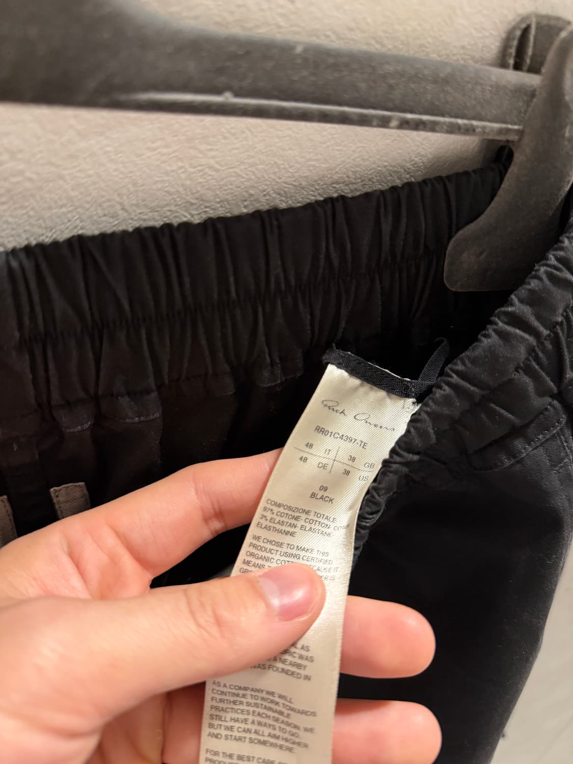 릭오웬스 SS23 EDFU 박서 쇼츠 상품이미지6