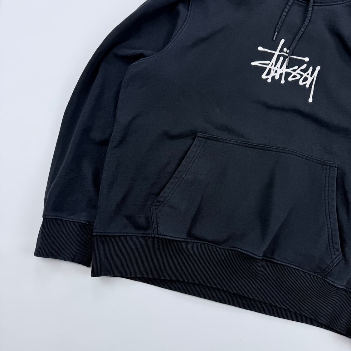 스투시 베이직 자수로고 후드티 상품이미지3