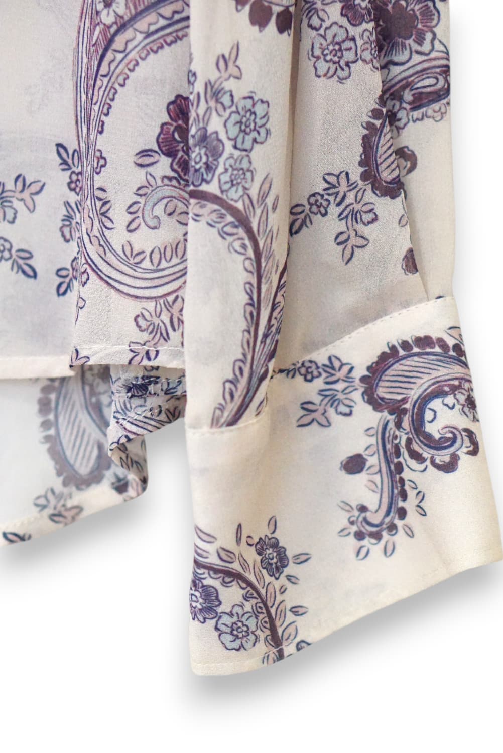 자라 S/S 2022 컬렉션 페이즐리 셔츠 상품이미지3