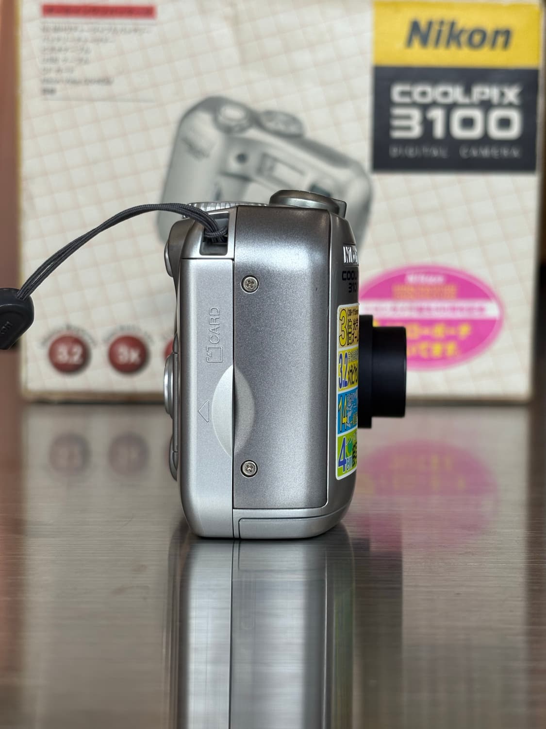 박스O/날짜표시)니콘 쿨픽스 3100 실버 빈티지디카 상품이미지4
