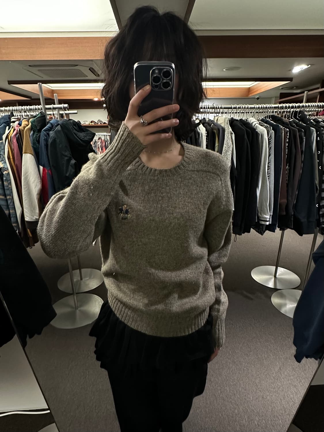 M)폴로 랄프로렌 베어 크루넥 울 스웨터 상품이미지2