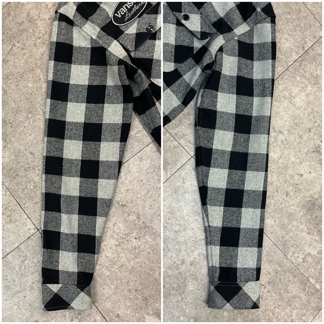 밴슨 레더스 자수 셔츠 자켓 그레이 L #csz3311 상품이미지7