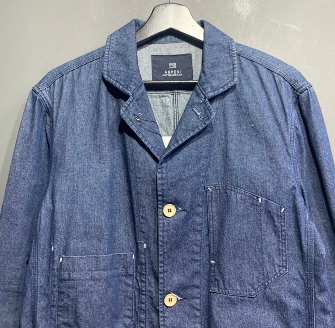 아스페시 데님 블레이져 자켓 상품이미지4