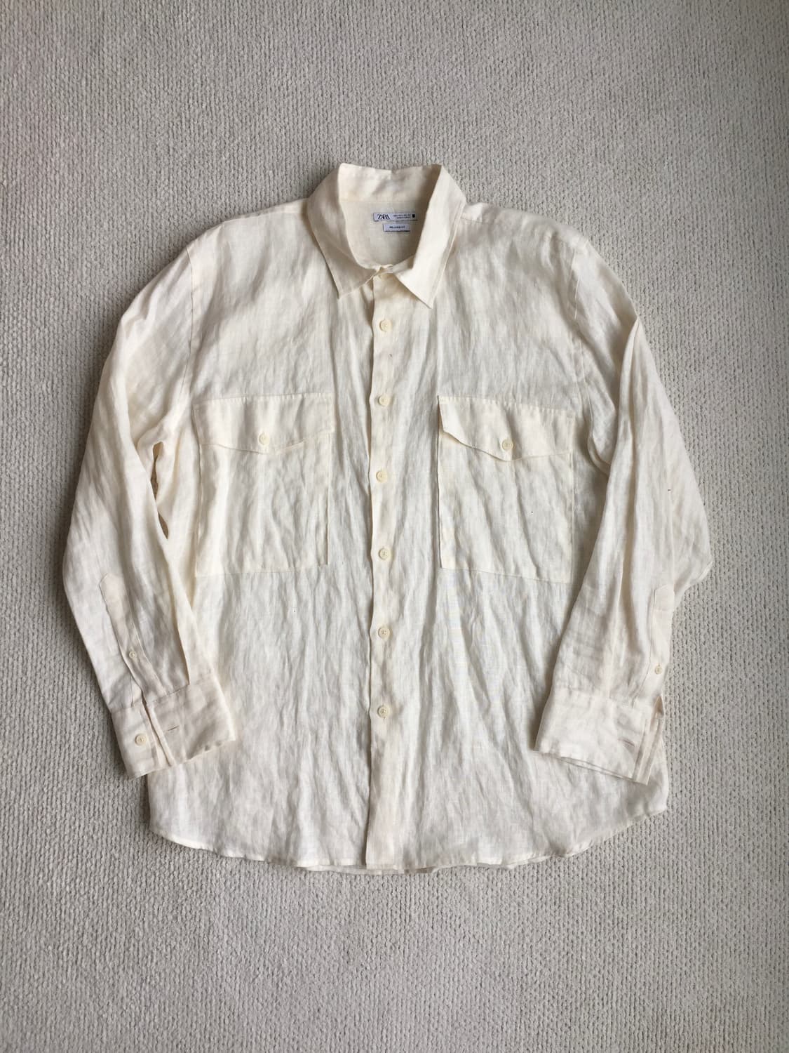 zara 릴렉스트 린넨셔츠 상품이미지1