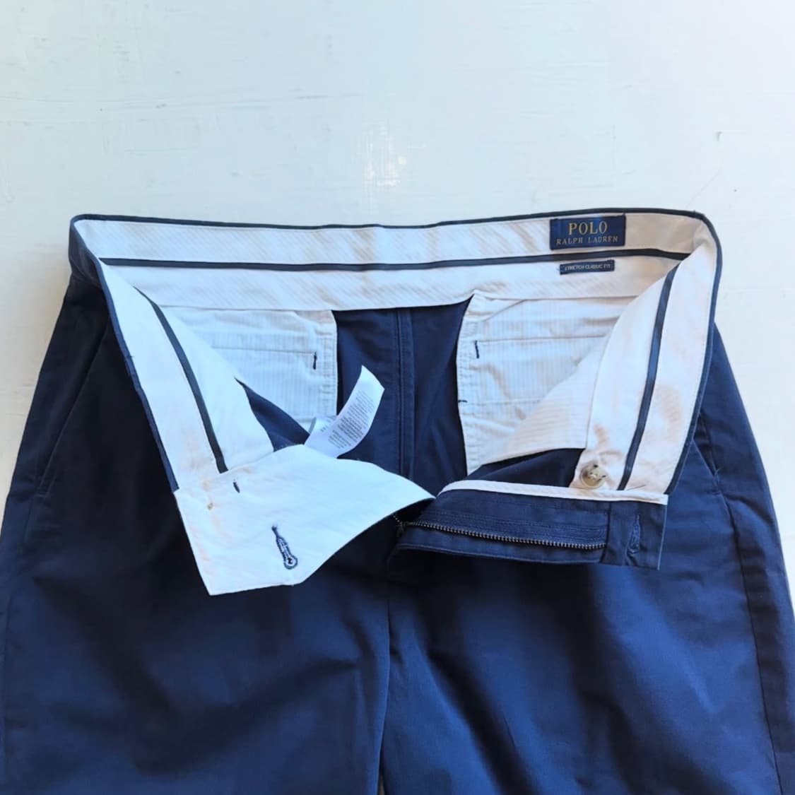 폴로 랄프로렌 네이비 치노 반바지 상품이미지4