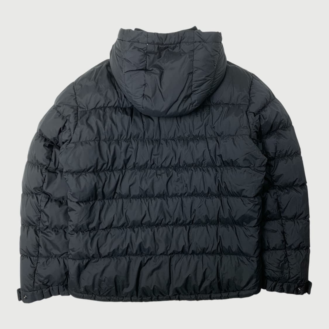 [M/정품] 유니클로 블랙 후드 남성 다운 패딩 상품이미지3