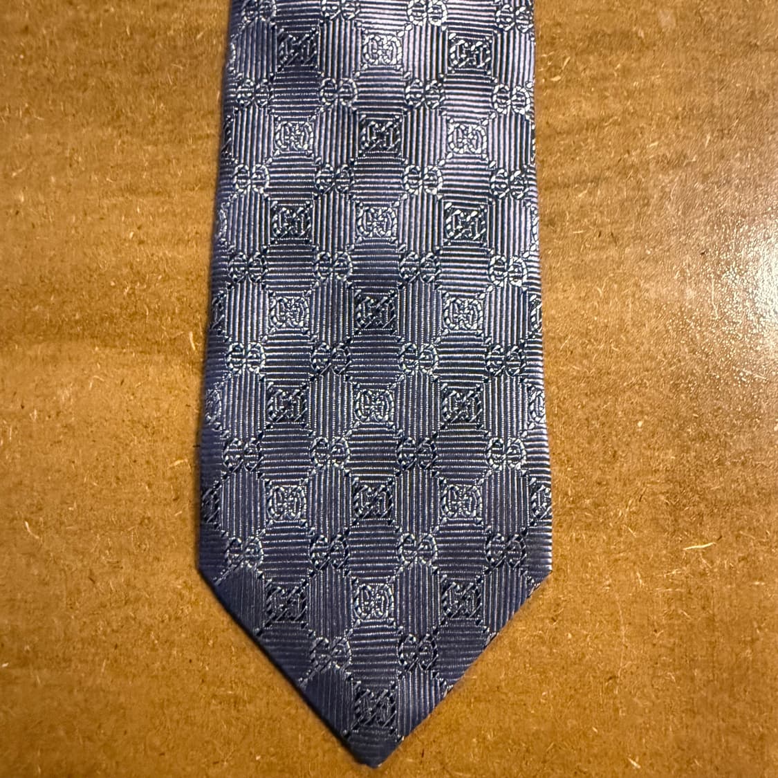 구찌GUCCI GG 패턴 실크 넥타이 다크퍼플 상품이미지5