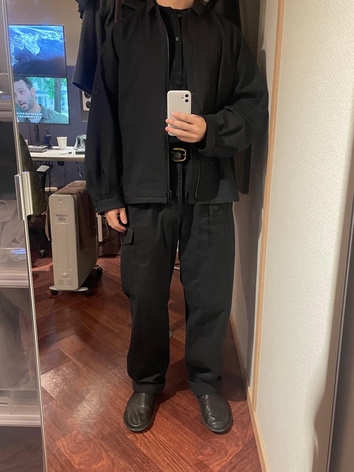 러시안 밀리터리 헨리넥 수면셔츠 상품이미지4