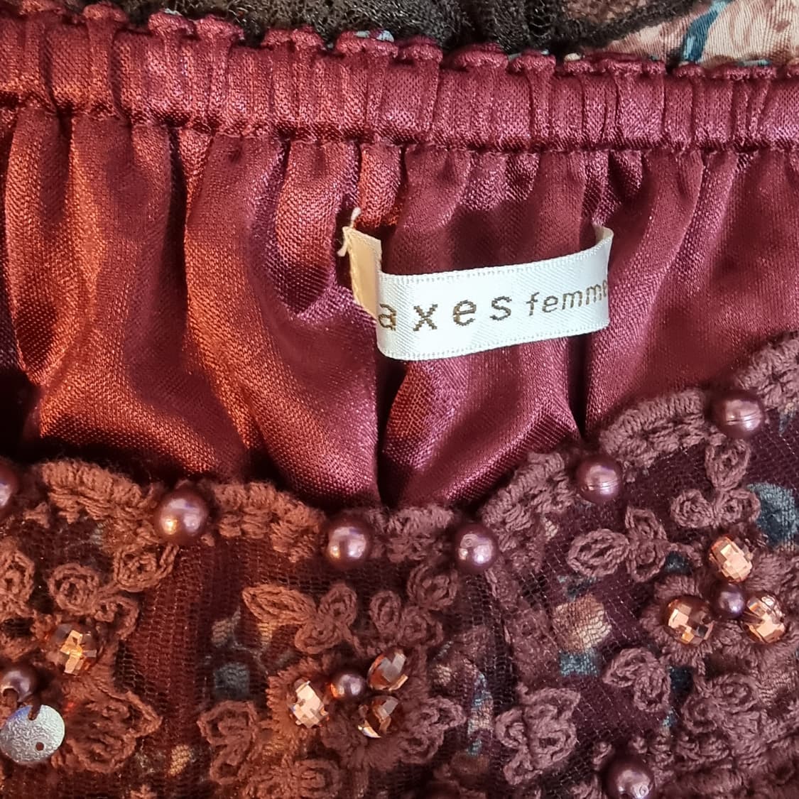 axes femme 액시즈팜 플라워 레이스 원피스 상품이미지7