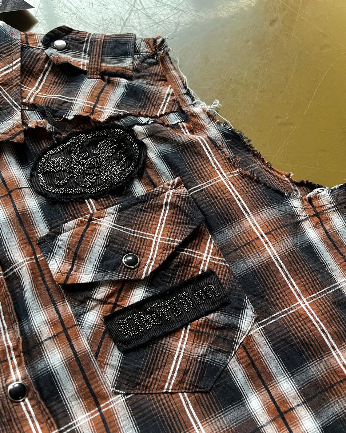 90-00s Armée Française Sleeveless Shirt 상품이미지6