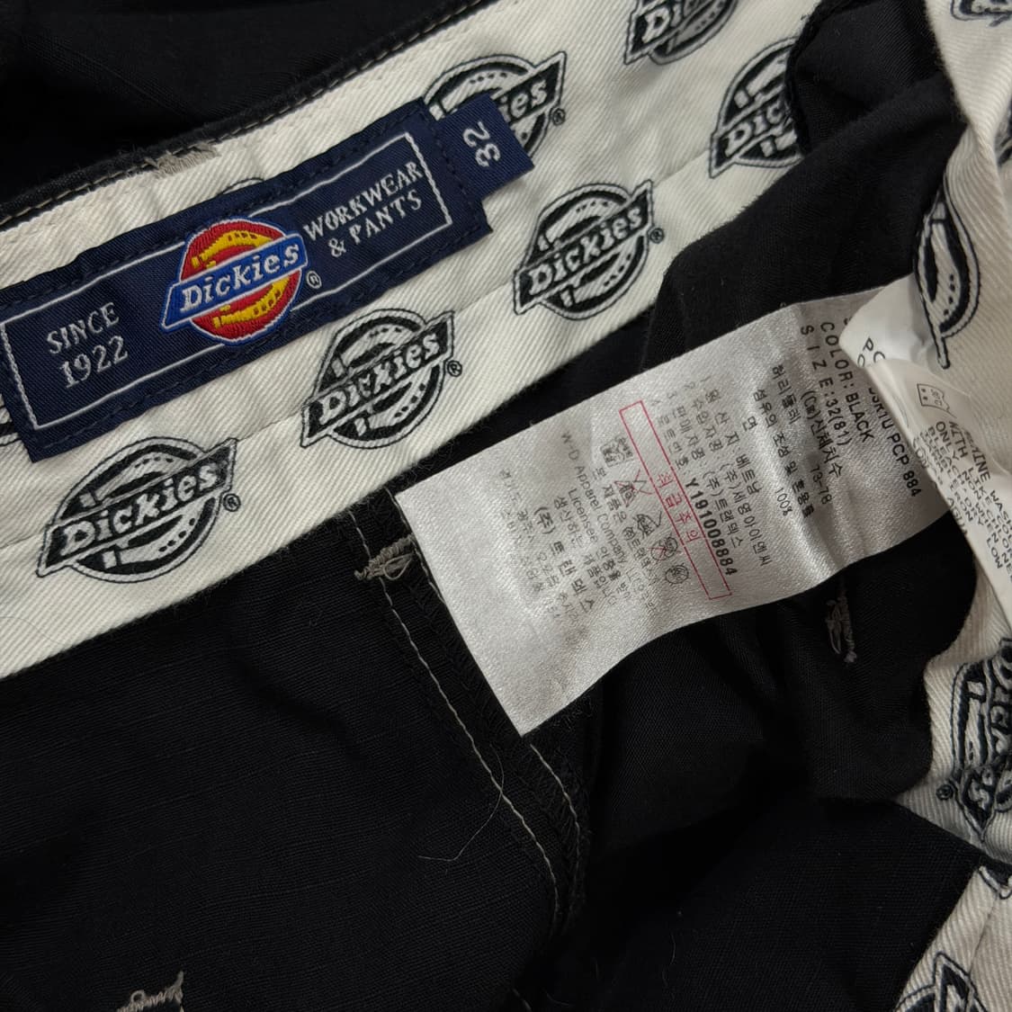 디키즈 빈티지 스티치 카펜터 워크팬츠 바지 블랙 32 상품이미지3