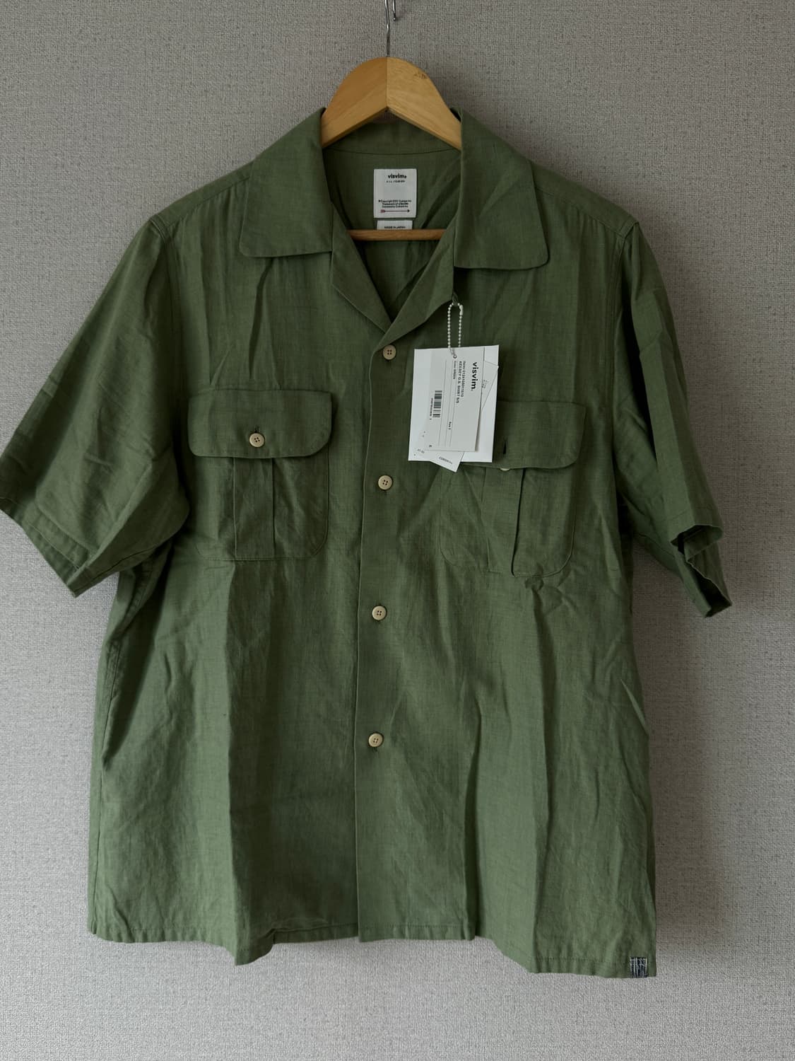 [2]Visvim KEESEY G.S. SHIRT S/S.green 상품이미지1