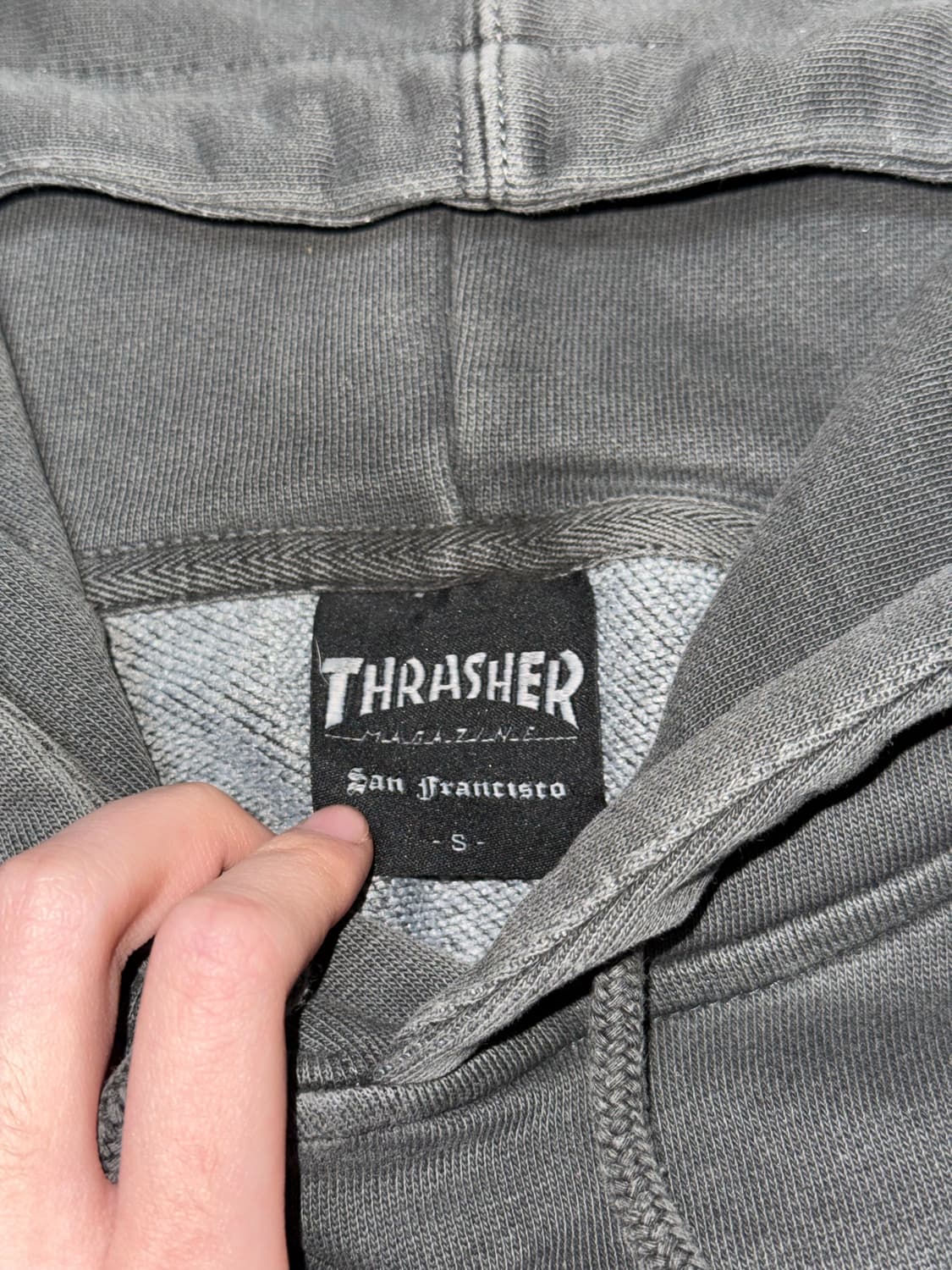 Thrasher Pigment Dyed Flame Hoodie 상품이미지3