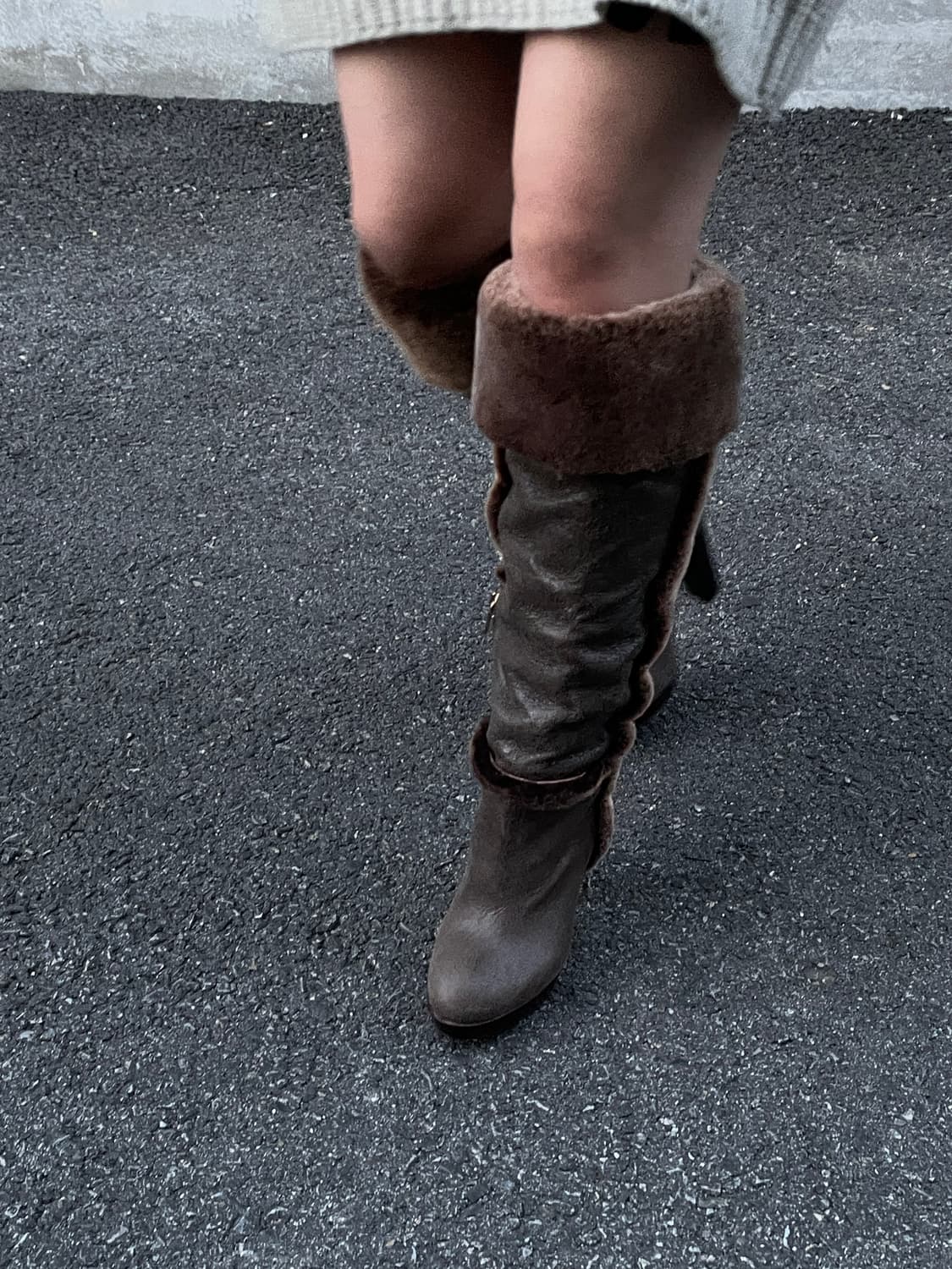 토리버치 시어링 롱부츠 상품이미지2