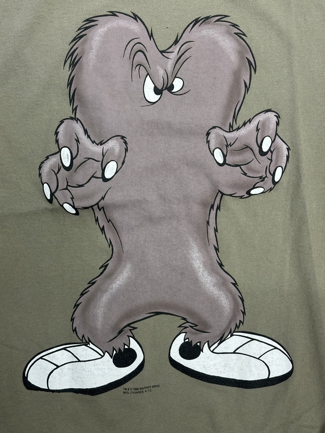 1996‘ 헤어리 몬스터 CK 패러디 티셔츠 L 상품이미지3