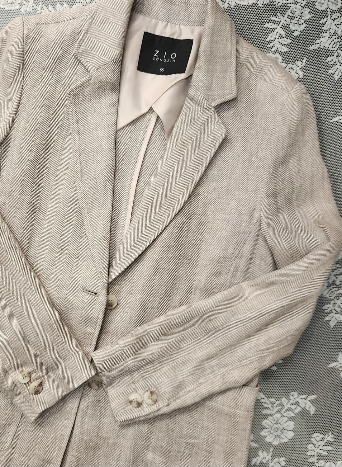 지오송지오 헤링본 마자켓55 상품이미지3