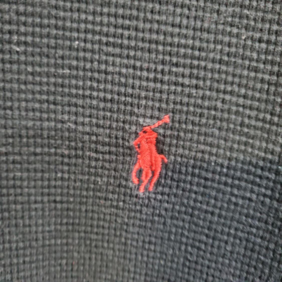 폴로 랄프로렌 긴팔 와플 티셔츠 블랙  상품이미지3